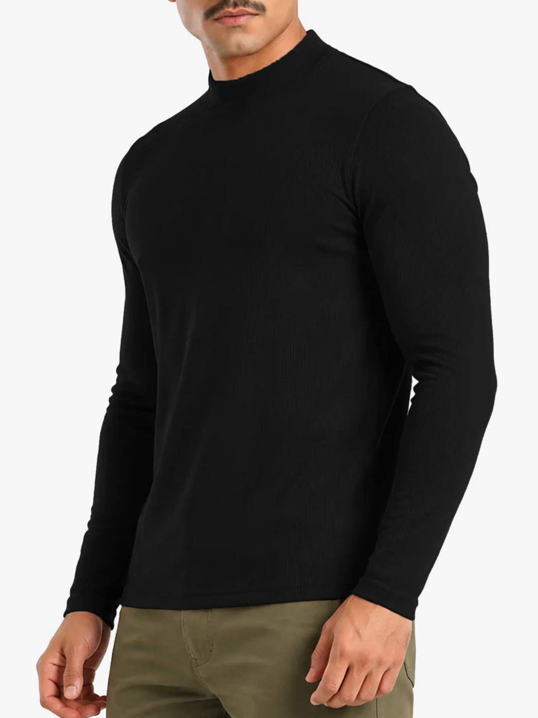 Jack Slim Fit Ribbed mock neck  Sweater