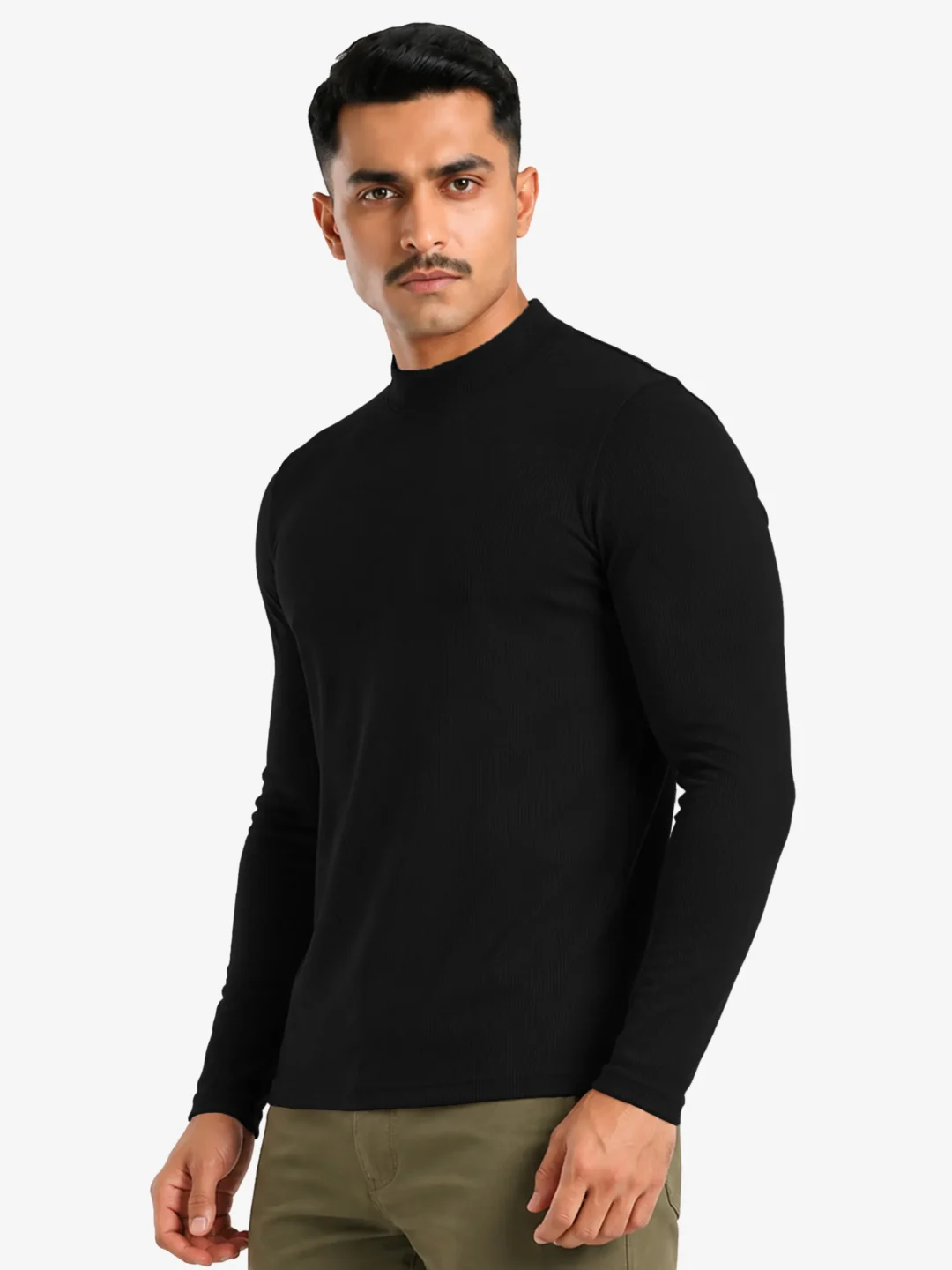 Jack Slim Fit Ribbed mock neck  Sweater